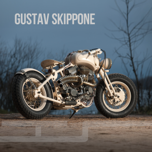 gustav skippone, кастомный мотоцикл